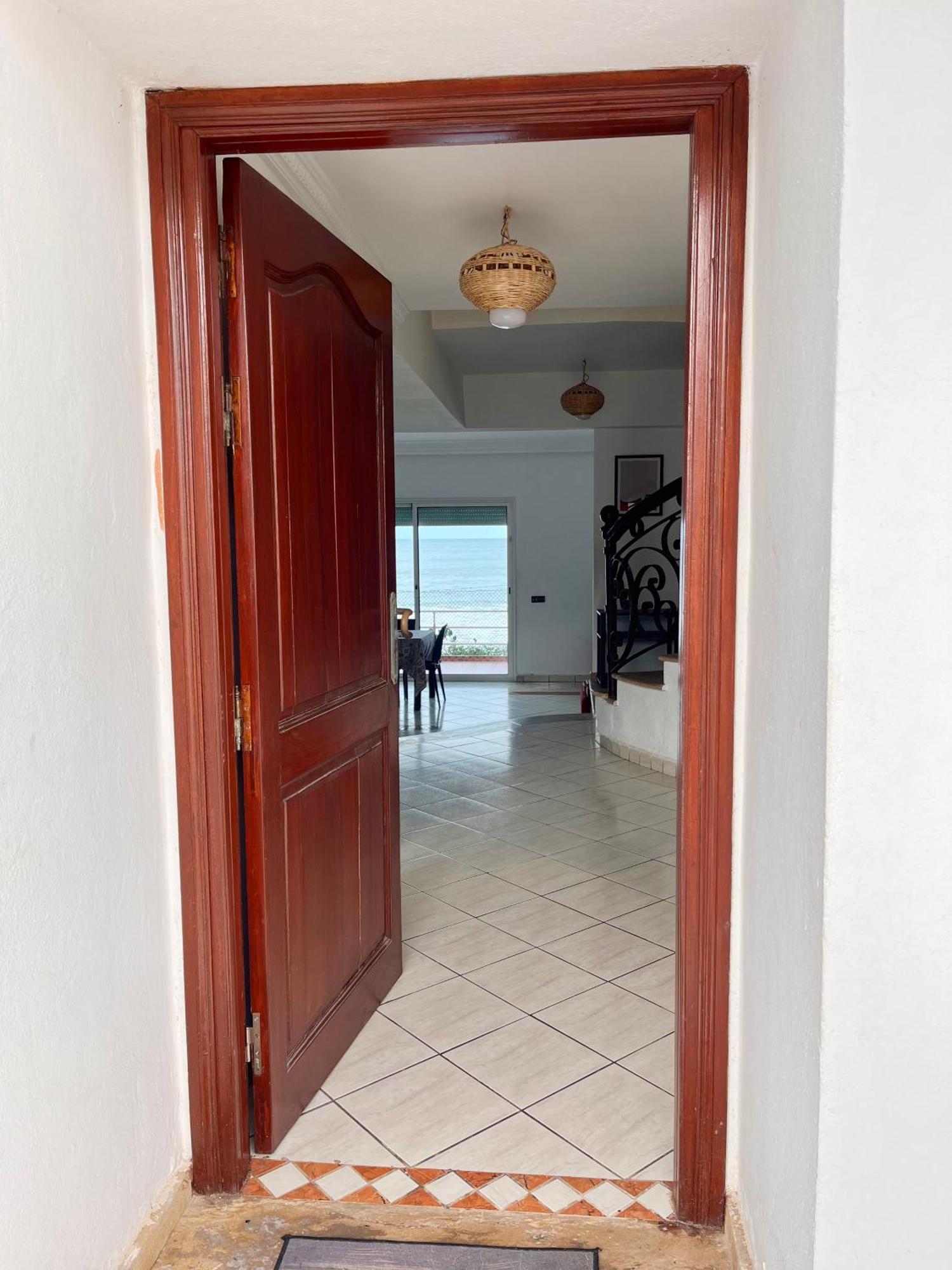 Splendid Beachfront Villa In Sidi Bouzid Beach With Pool Douar Ourlali المظهر الخارجي الصورة